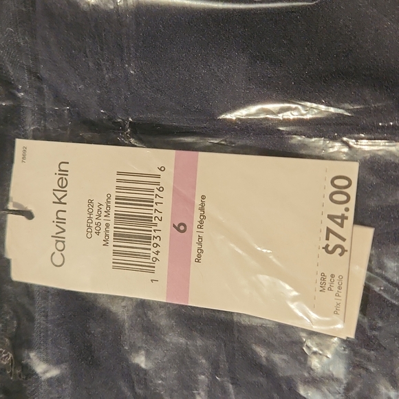 SAVE $50 From Nordstr!! Illusion Mesh Calvin klein girls size 6 Christmas dress - Picture 4 of 4